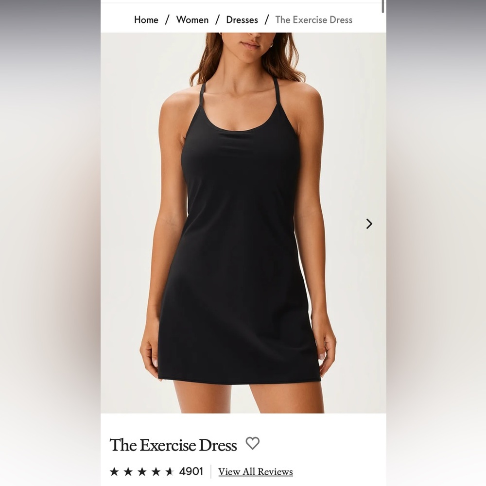 Outdoor Voices black Exercise Dress size Small
